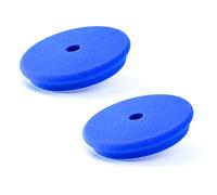 Polisher Pads 6 inch Replacement for Rupes D-A Coarse Cutting Foam Pad, Work for Harder Paint and Deeper Scratches (6" Face, 5" Backing) 2 Pack Blue