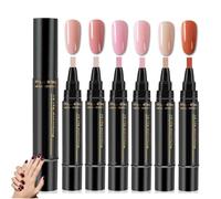 Polishey Nail Polish Pen Set, One Step Gel Nail Polish 3-in-1 Pen, Polish Nail Pens, Nail Polish Pens, Nail Polish Gel Pen, Gel Nail Varnish, 3 In 1 Gel Nail Polish Pen, Marker Nail Polish Pen (B)