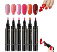 Polishey - Polishey Nail Polish Pen Set,Nail Polish Pen Set,Polish Nail Pens,One Step Gel Nail Polish 3-In-1 Set,36 Color Nail Polish Gel Pen For Women,Soak Off Uv Led Nail Varnish Nail Tools (D)