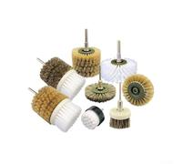 Polishing brush heads 3pcs 60mm horsehair for cleaning, buffing, and dust elimination on various surfaces including wood, metal, and jade in wet or dry applications (3)