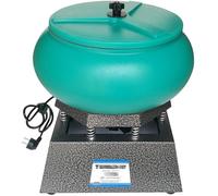 Polishing Buffing Machine 250W Jewelry Buffing Machine Electric 12L Vibratory Tumbler Polishing Machine for Polishing Jewelry, Metal Parts, Gems Jade Crafts, Auto Parts