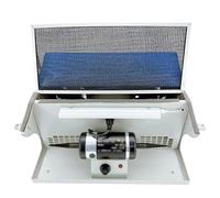 Polishing Buffing Machine with Dust Collector, 200W Adjustable Speed Bench Grinder for Jewelry and Metal Work, Built-in Dust Collection