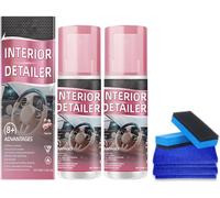 Polishing Cleaner Car Interior,2026 New All Purpose Car Interior Detailer Cleaner,Vehicle Interior Polish, Upgrade Car Interior Cleaner Spray for Seats Leather Plastic Dashboards (2 Pcs)