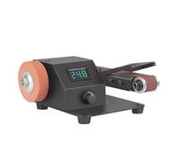 Polishing Machine, 350W/250W Mini Belt Sander Electric Sanding Polishing Grinding Machine 775 Motor Stepless Speed Multifunction Tool Set(Stepless Set B)