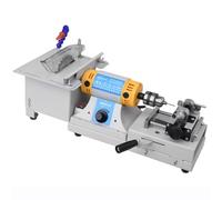 Polishing Machine 750W 220V Tabletop Buffing Tool for Gem Jewelry Rock Polishing - Lathe Grinder Saw for Home Studio Lapidary Equipment