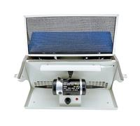 Polishing Machine, DM-5 Buffing with Dust Collector Bench 200W Mini Grinding Motor Jewelry Polisher Power Tool, Output Efficiency