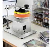 Polishing Machine for CD DVD Scratch Repair,Adjustable Speed, Stainless Steel Construction for Disc Grinding and Data Recovery
