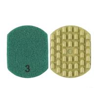 Polishing Pad for Granite Marble Concrete - Wear Resistant Sanding Disc Compatible with Single Disk Machines, 100x76x8 mm, Emery N(NO 3)