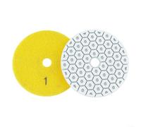 Polishing Pads 100mm for Granite Marble Limestone Concrete with Resin Bonded 4 Inch Discs for Wet or Dry Sanding (Step 1)