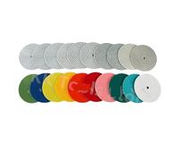 Polishing Pads 10PCS 7"Wet Diamond Polishing PadGrit 30-3000 Flexible Grinding Discs For Granite Marble Stone Floor Grinding Tools (500 10 PCS_7 INCHES)