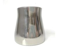 Polishing Sizes 22 25 32 34 38 42 45 57 76 89 108mm Thicknees 3mm Heavy Duty Butt Weld Reducer SUS 304 Stainless Pipe Fitting(57mm-45mm Wall 3mm)