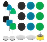 Polishing Sponge Set 25 mm Mini Polishing Pads 20-Piece Kit, Detail Polisher Pad Buffing Pad for Cordless Screwdriver Car Polishing Pads for Small Surfaces Detail Polishing and Grinding