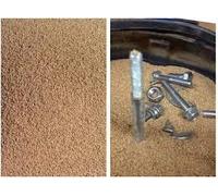 Polishing Walnut Shell Cabinet Tumbler Blasting Media 03-06 mm 25/52 Mesh 500g