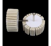 Polishing Wheel with Wool Head and 6mm Shank for Metal, Gemstone, and Jewelry Applications, Engineered for Smooth Finishing (25x25x6mm)