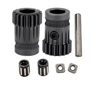 POLISI3D 3D Printer Hardened Steel MK3 Drive Gear extruder Dual Gears kit DriveGears Extrusion Wheel for Upgrade Prusa i3 MK2/MK2S/MK2.5 MK3S 3D Printer