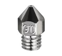 POLISI3D High Temperature Sharp MK8 Plated Copper Nozzle 0.6mm Durable Non-Stick for Ender 3 Pro Ender 5 Pro CR10 CR-10 S4 S5 Anet A8 CraftBot 3D Printer (0.6mm)