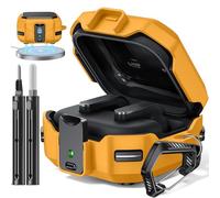 Polislime Safety Lock Case for Samsung Galaxy Buds 4 Pro/for Galaxy Buds 4 Case (2026) [Compatible with MagSafe] with Cleaning Kit & Keychain,(Yellow)