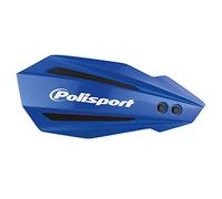 POLISPORT 8308500013 - BULLIT 1 Mounting Point MX-Style Plastic Handguard with Mounting Kit Included Compatible with Suzuki Kawasaki Yamaha Motorcycles in Blue