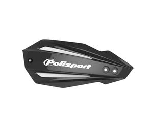 POLISPORT 8308500029 - BULLIT 1 Mounting Point MX-Style Plastic Handguard with Mounting Kit Included Compatible with Honda Motorcycles in Black