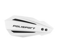 POLISPORT 8308500060 Bullit Hand Protector Rieju MR 300/250 21-25 Inch Compact, Ventilated and Versatile Protection with Dual Mounting System, White
