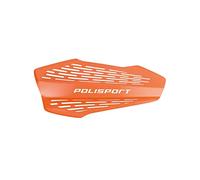 Polisport 8308700003 Hand Protectors MX Force 1 MX-Style Plastic Mounting Point Including Mounting Kit Compatible with All MX/Enduro Models in Orange