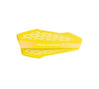 Polisport 8308700004 Hand Protectors MX Force 1 MX-Style Plastic Mounting Point Including Mounting Kit Compatible with All MX/Enduro Models in Yellow