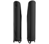 POLISPORT 8351900002 Set of Fork Protectors Made of Impact-Resistant Polypropylene without Mounting Material Compatible with Honda Motorcycles in Black