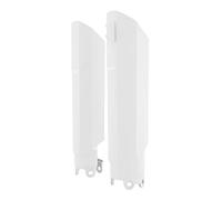 POLISPORT 8399500001 Full Wraparound Fork Protector Shock and Abrasion Resistant Plastic Fits YAMAHA Motorcycles in White