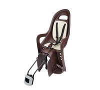 POLISPORT 8406000033 - Rear Bicycle Child Seat Groovy Maxi For Small Frame/29er - Comfortable and Safe Design for Kids Aged 9 Months to 5 Years, Dark Brown/Brown