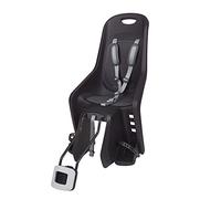 POLISPORT 8406700023 - Rear Bicycle Child Seat Bubbly Maxi Plus For Small Frame/29er - Stylish, Comfortable, Adjustable Features for Kids Up to 22kg, and Easy Installation, Black/Dark Grey