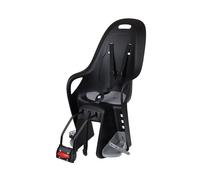 POLISPORT 8408100002 - Rear Bicycle Child Seat Koari For Frame - Minimalistic and Safe Design with Adjustable Features, Lightweight Build, for Kids Aged 9 Months to 6 Years, Black/Grey