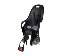 POLISPORT 8408100005 - Rear Bicycle Child Seat Koari For Small Frame/29er - Adjustable Features, Enhanced Safety, For Children Aged 9 Months to 6 Years, Black/Grey