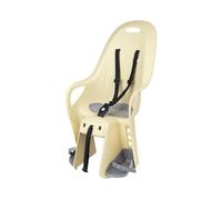 POLISPORT 8408300003 - Rear Bicycle Child Seat Koari MIK HD for MIK-HD Luggage Carrier - Tool-Free Installation, and Enhanced Safety for Children Aged 9 Months to 6 Years, Moon Yellow/Grey