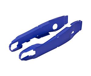 POLISPORT 8456800002 - Easy to install solid and durable polyamide swingarm protector compatible with Yamaha motorcycles in blue