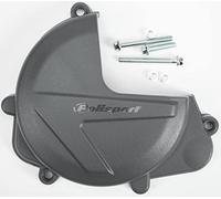 POLISPORT 8462800003 Clutch Cover Protector Made of Impact-Resistant Polyamide Compatible with Honda Honda en Colour Nardo Grey