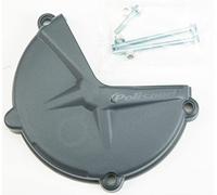 POLISPORT 8467300003 Clutch Cover Protector Made of Impact-Resistant Polyamide Compatible with Moto Cicletas GAS in Colour Nardo Grey