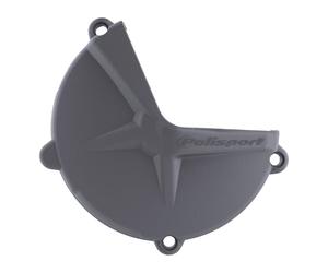 POLISPORT 8467300003 Clutch Cover Protector Made of Impact-Resistant Polyamide Compatible with Moto Cicletas GAS in Colour Nardo Grey