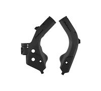 POLISPORT 8470700001 - Skid Plate Set Made of Durable, Impact-Resistant Plastic Compatible with Husqvarna Motorcycles, Gas Gas in Black