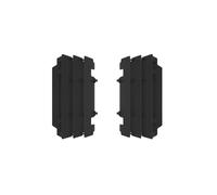 POLISPORT 8472500001 - Radiator fins set made of strong and durable polypropylene without fittings. Compatible with Kawasaki motorcycles in black