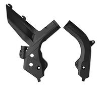 POLISPORT 8472900001 - Skid Plate Set Made of Durable, Impact-Resistant Plastic, Compatible with Motorcycles KTM in Black