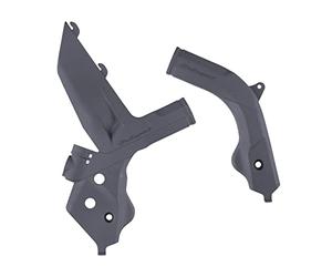 POLISPORT 8472900004 Underrun Protection Set Made of Durable, Impact-Resistant Plastic Compatible with Motorcycles KTM in Nardo Grey