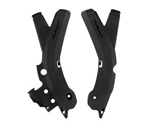 POLISPORT 8473000001 Set of Durable and Impact Resistant Plastic Engine Guard Plates Compatible with Sherco Motorcycles in Black
