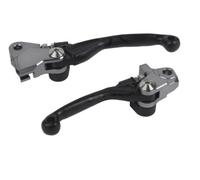 POLISPORT Pivot Unbreakable Lever Set Black - KTM / Husqvarna, white, size 10 mm