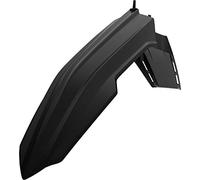 POLISPORT 8554400003 - OEM replica front mudguard made of durable and tough glossy plastic compatible with Suzuki motorcycles in black