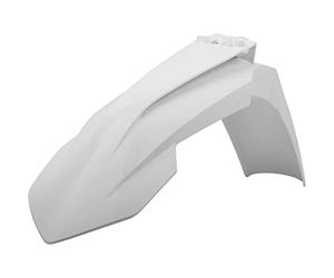 POLISPORT 8574200009 Original Replica Front Fender Made of Durable and Durable Glossy Plastic Compatible with Motorcycles KTM in White