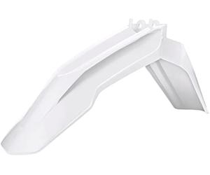 POLISPORT 8576900002 Original Replica Front Fender Made of Durable and Durable Glossy Plastic Compatible with Sherco Motorcycles in White