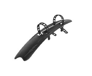 Polisport 8622400001 - Michigan Universal Downtube Mudguard for City and Hybrid Bikes, Elastomeric Strap Mounting, Easy Tool-Free Installation, Lightweight 81g, 100% Recyclable Polypropylene, Black