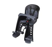 POLISPORT 8632600015 - Front Bicycle Baby Seat Bilby Junior+ FHT for Front Head Tube Version 2023 - Protective and Comfortable Design for Safe and Easy Child Transport, Black/Dark Grey