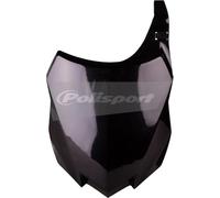 POLISPORT Front Number Plate Black Kawasaki KX250F/KX450F, black