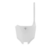 POLISPORT 8670700002 OEM Replica Front Number Plate Made of Durable and Resistant Glossy Plastic Compatible with Honda Motorcycles in White